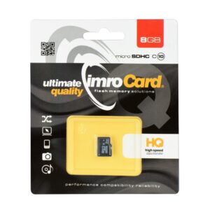 Cartão memória IMRO microSD 8GB / Classe 10 UHS