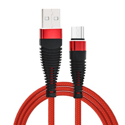 Cabo USB para iPhone Lightning 8-pin (Vermelho)