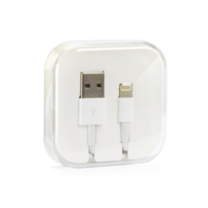 Cabo USB para iPhone Lightning 8-pin (Caixa - Branco)
