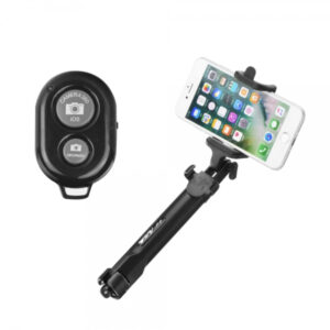 Selfie Stick BLUN com tripod e comando Bluetooth (Preto)