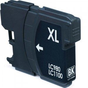 Tinteiro compatível Brother LC980XL LC985XL LC1100XL Preto