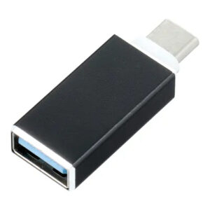 Adaptador OTG USB A - USB C 3.0 (preto)