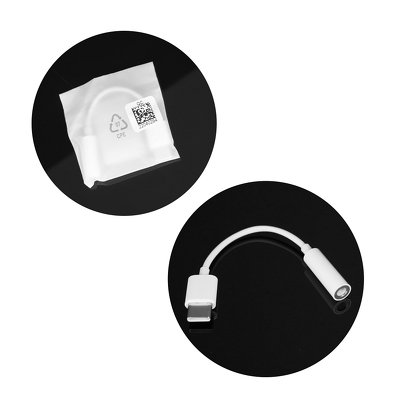 Adaptador Original Huawei USB Tipo C - Jack 3.5mm (Branco)