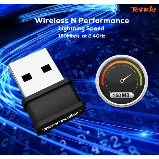Adaptador Wifi USB Tenda 150Mbps