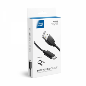 Cabo USB Micro USB Blue Star 120cm