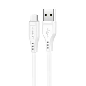 Cabo USB para Tipo C 3A 1,2 m (branco)