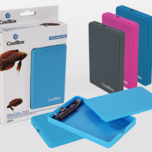 Caixa para disco Externo 2.5'' COOLBOX USB 3.0 (Toque suave roxa)