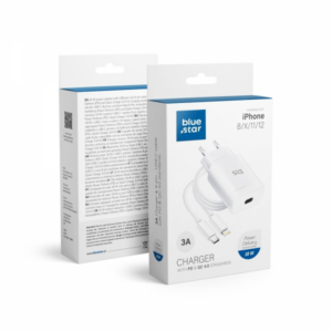 Carregador USB C + cabo lightning 3A 18W