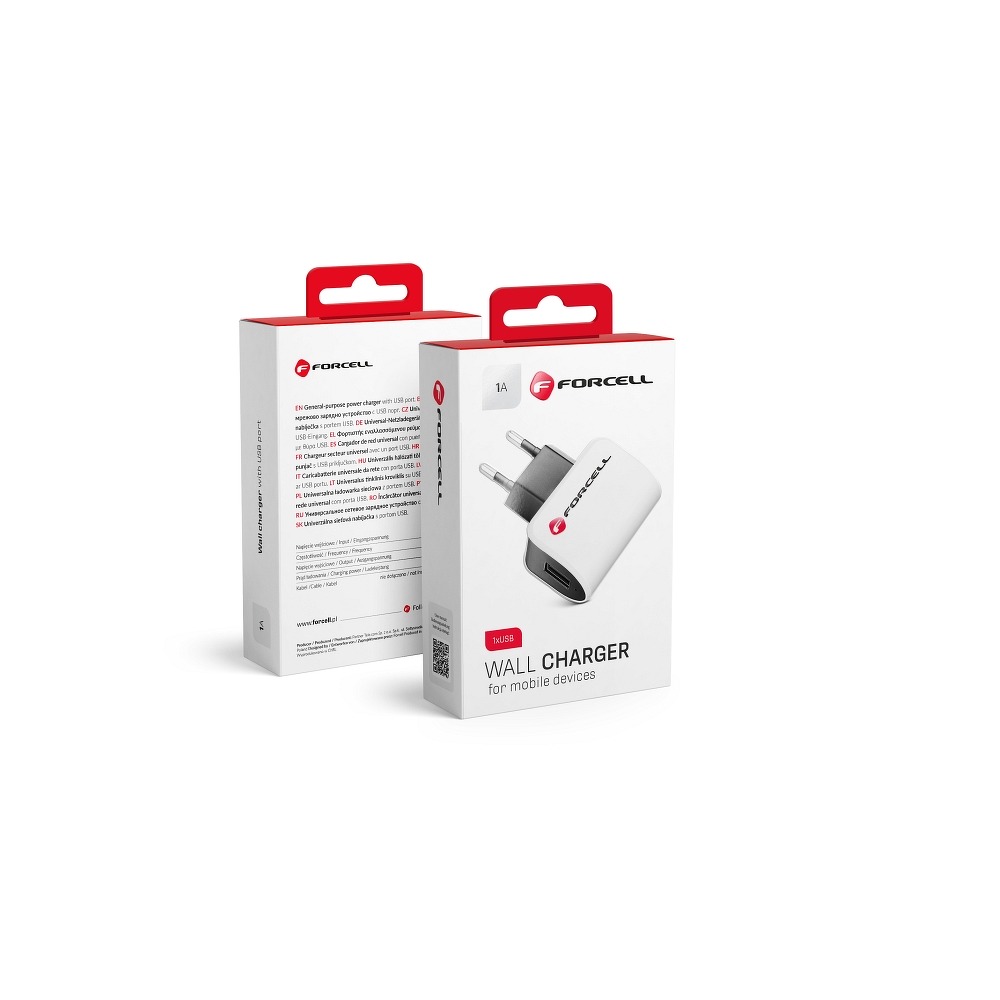 Carregador Universal 1A com 1entrada USB