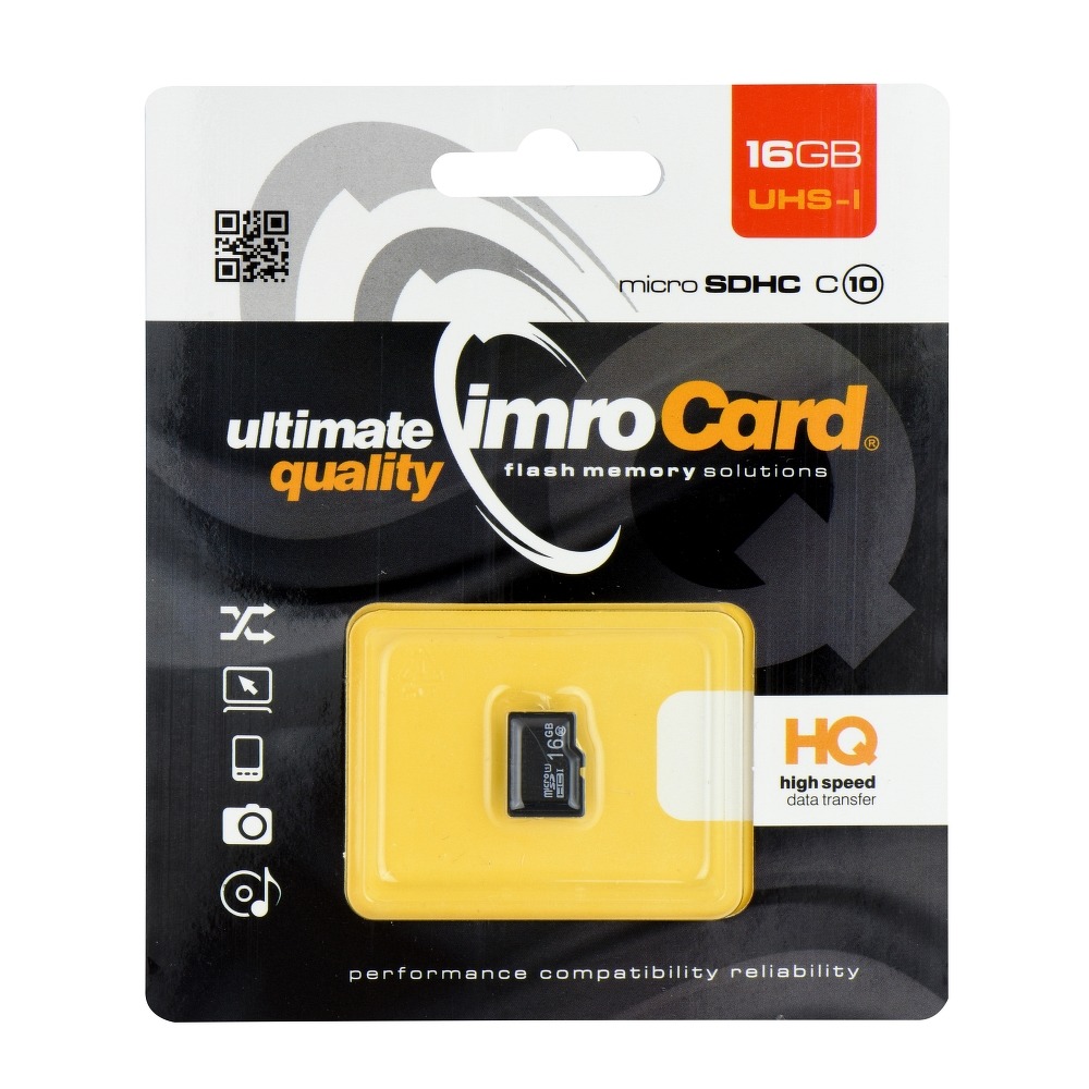 Cartão de memória Imro microSD 16GB / Classe 10 UHS-1