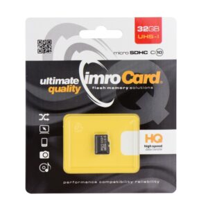 Cartão de memória Imro microSD 32GB / Classe 10 UHS-1