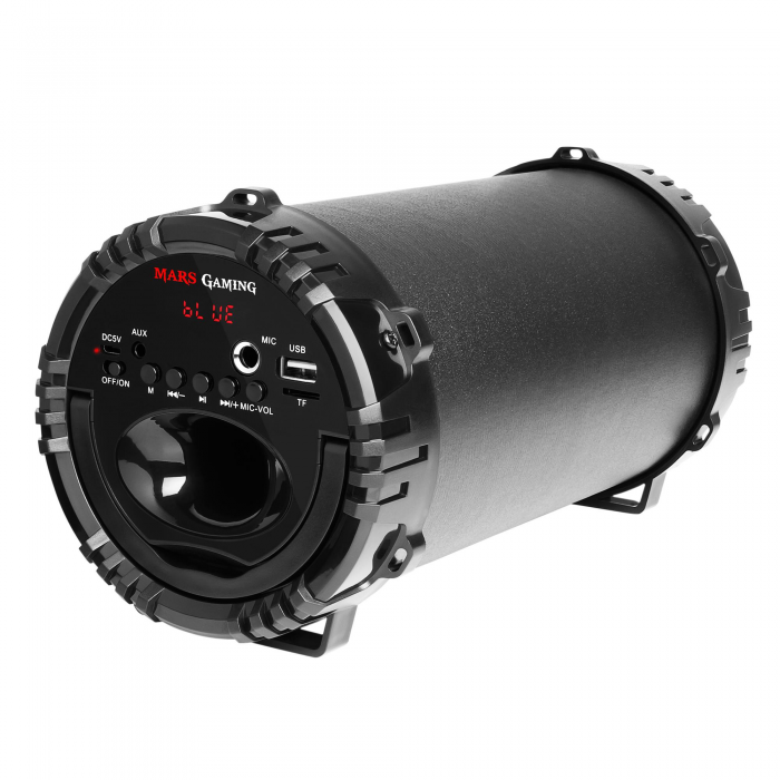 Coluna portátil MARS GAMING (Bluetooth, Rádio, USB)