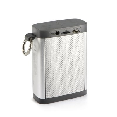 Coluna Bluetooth ( microfone, radio, AUX e SD) Metalica