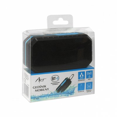 Coluna Bluetooth resistente a salpicos de água (microfone, rádio, SD, USB) ART