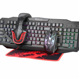Conjunto GAMING RGB - Headphones + Teclado + Rato + Tapete