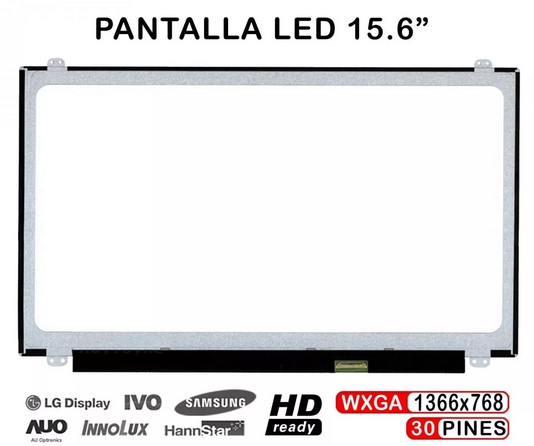 Display 15.6" 1366x768 WXGA HD LED Matte