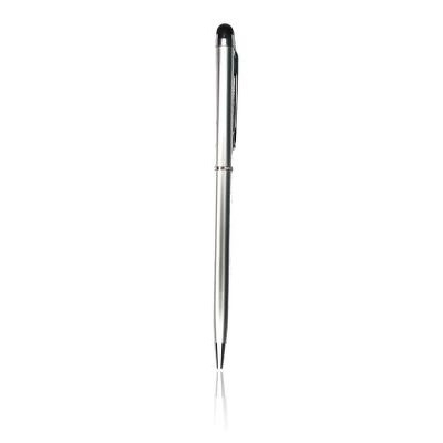Esferográfica com Caneta Stylus Capacitivo ( Prateado)