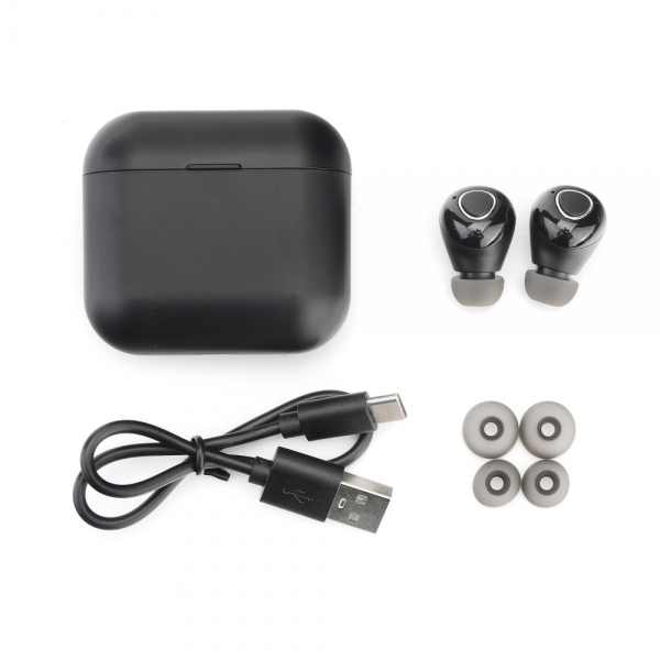 Fones Bluetooth 5.0 TWS T9 Resistant (Preto)