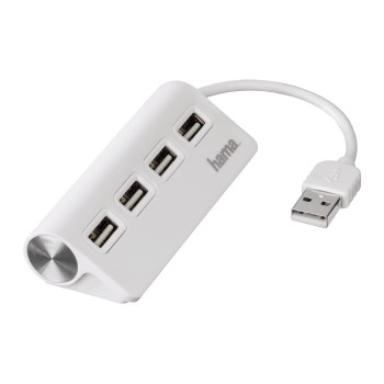 HUB USB 4 x USB 2.0 (Branco)