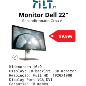 Monitor Dell LED 22''