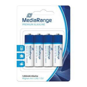 Pilhas Alcalinas MediaRange AA LR6 4 unid.