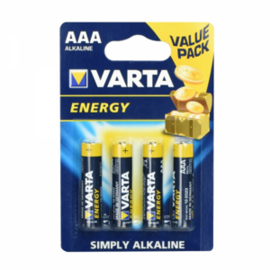 Pilhas Alcalinas Varta LR03 (AAA) 4 un