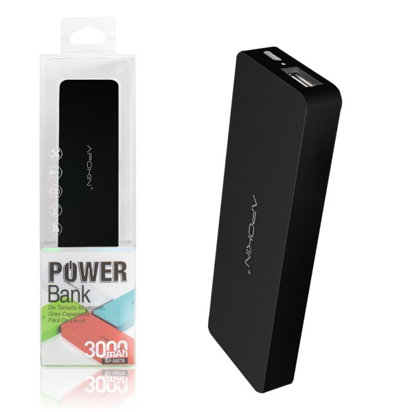 PowerBank 3000mAh Preto