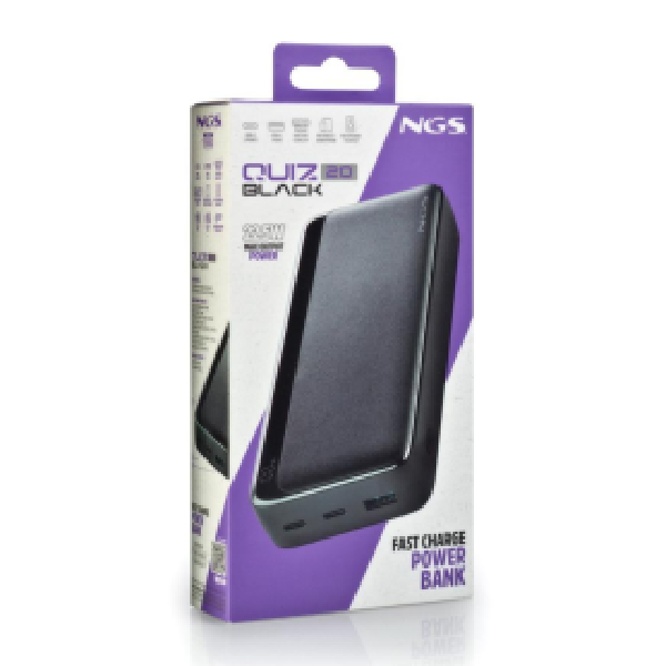 Powerbank NGS QUIZ 20 de 20000mAh e 22.5W