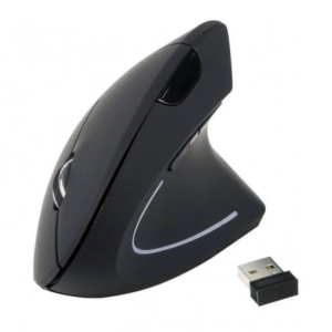Rato Wireless Ergonómico (Destro Preto)