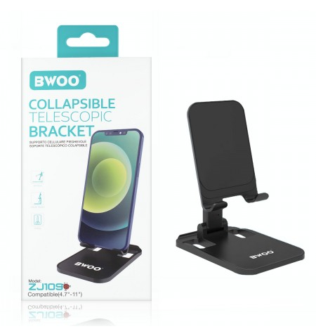 Suporte para Telemóvel ou Tablet (Preto)