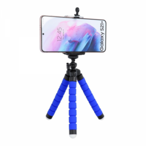 Suporte para telemóvel TRIPOD (Azul)