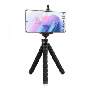 Suporte para telemóvel TRIPOD (Preto)