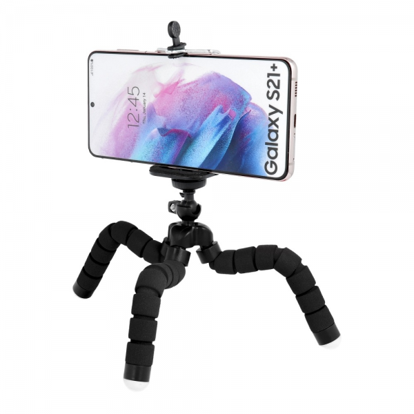 Suporte para telemóvel TRIPOD (Preto)