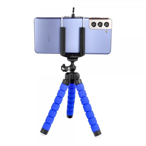 Suporte para telemóvel TRIPOD (Azul)