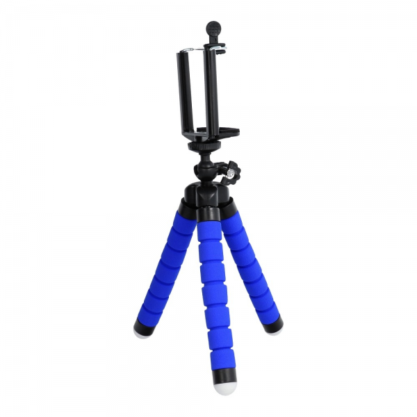 Suporte para telemóvel TRIPOD (Azul)