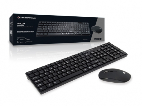 Teclado + Rato CONCEPTRONIC ORAZIO Wireless Combo