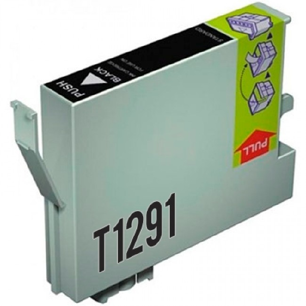Tinteiro Compatível preto Epson T1291 - substitui C13T12914012