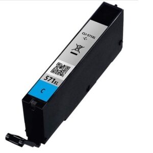 Tinteiro compatível Canon CLI571XL Ciano
