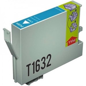 Tinteiro compatível Epson T1632 / T1622 (16XL) Ciano