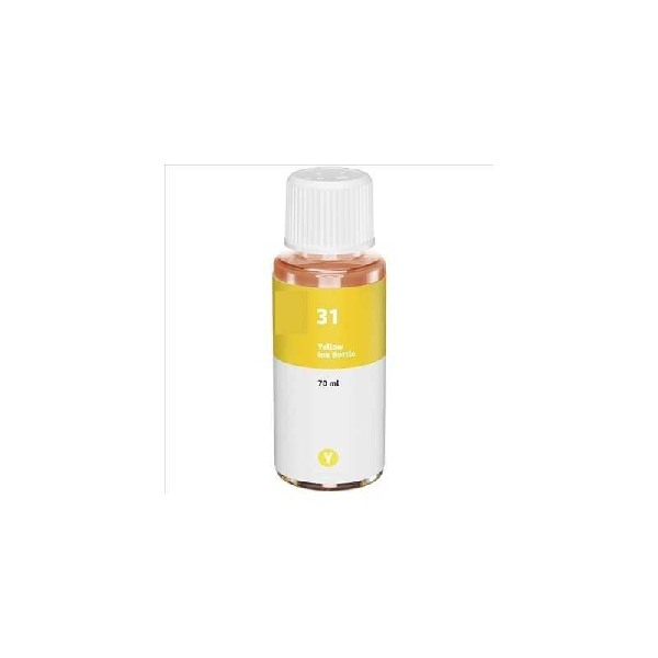 Tinteiro compatível HP 31 Amarelo