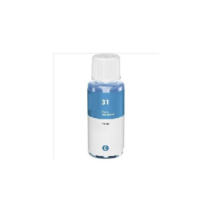 Tinteiro compatível HP 31 Ciano