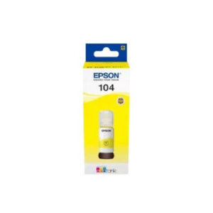 Tinteiro original Epson 104 Amarelo