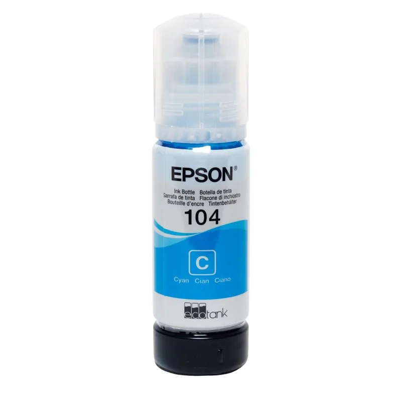 Tinteiro original Epson 104 Ciano