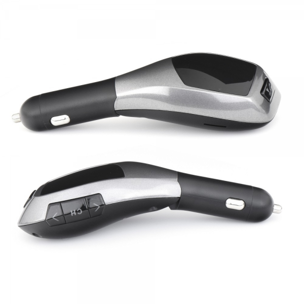 Transmissor FM X5 + bluetooth + leitor USB + leitor de cartão de memória